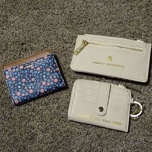 Wallet change purse lot. Relic Simply Grateful